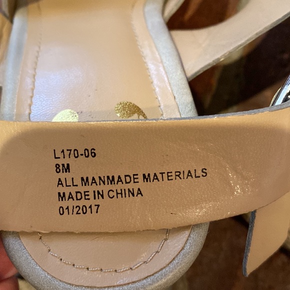 Charming Charlie’s Cross-Strap Wedge Platform Shoes - Picture 5 of 5